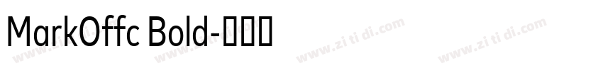 MarkOffc Bold字体转换